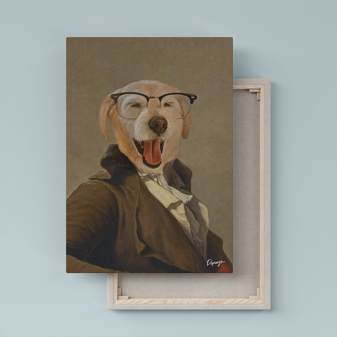 Le Philosophe - Portrait Savant de votre Animal