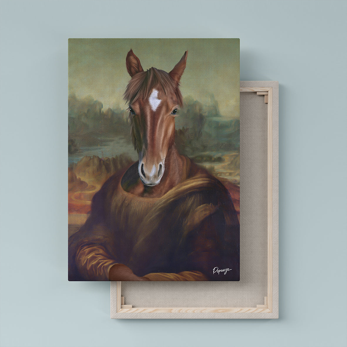 La Jument de Vinci - Portrait Artistique de votre Animal