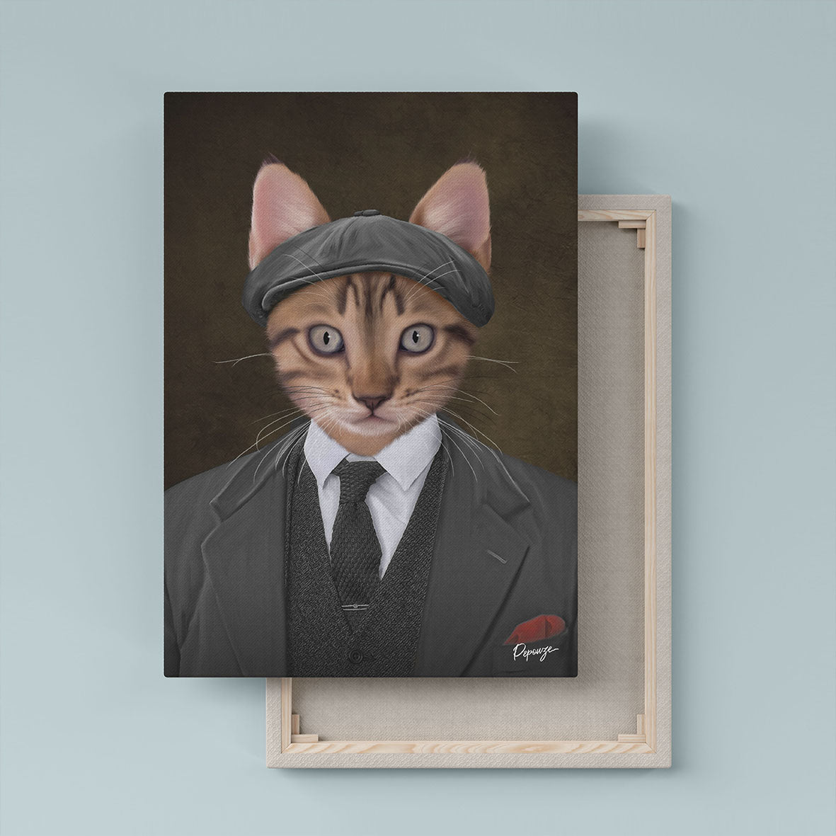 Le Peaky Brother - Portrait Peaky Blinder de votre Animal