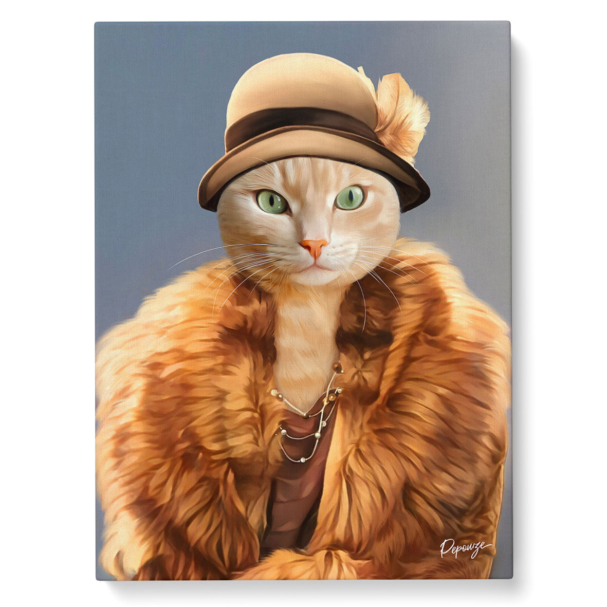 La Peaky Lady - Portrait Peaky Blinder de Votre Animal