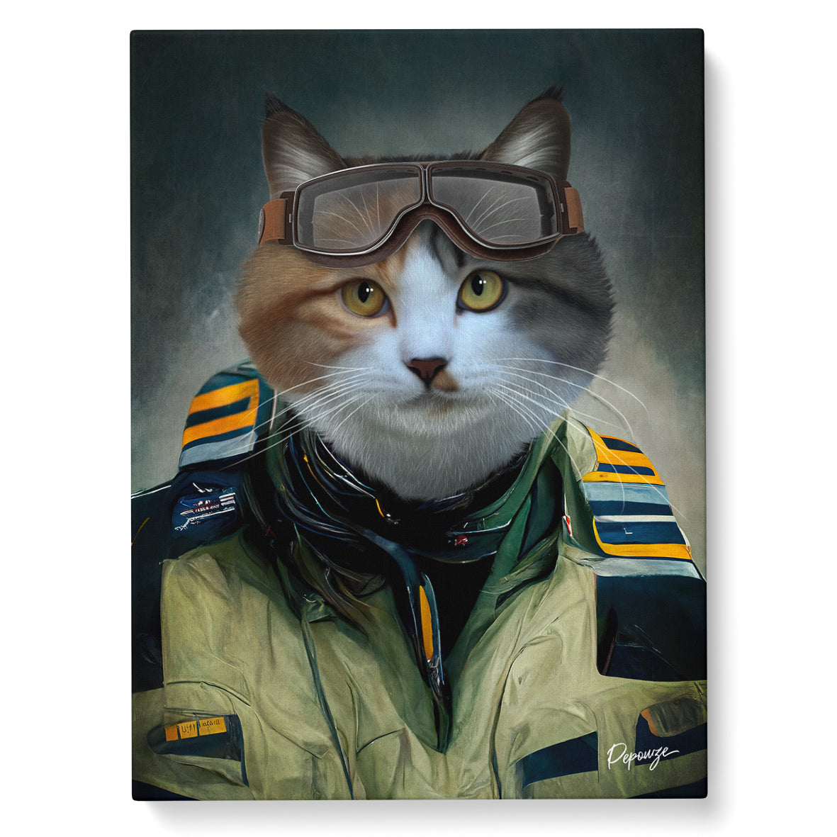 Le Pilote - Portrait de Course de votre Animal