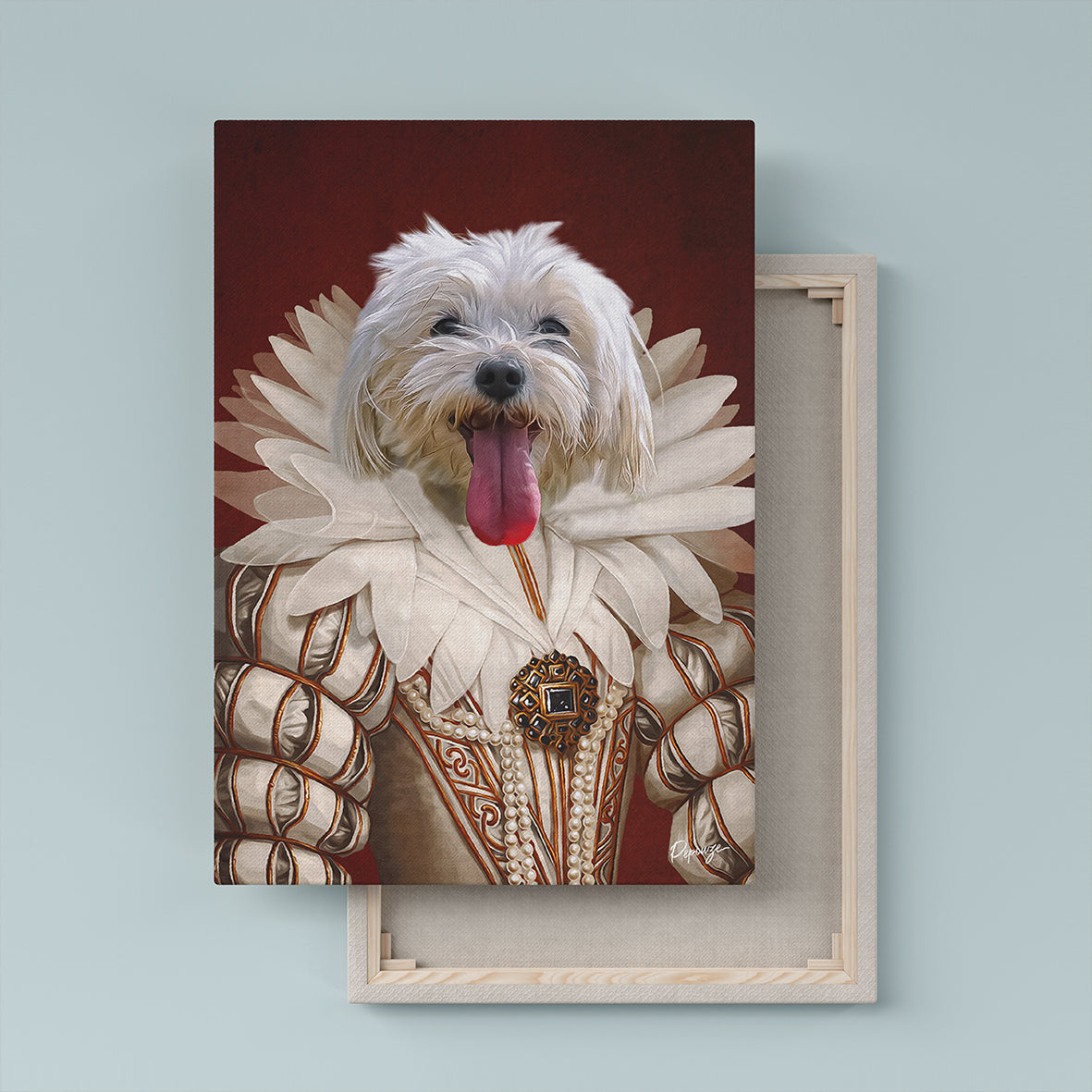 La Reine Rouge - Portrait Royal de votre Animal