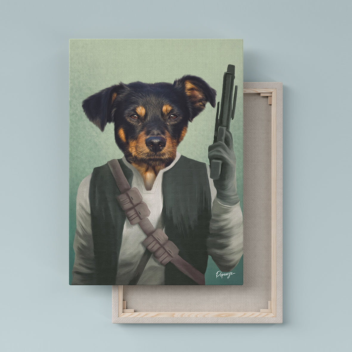 Hans Solo - Portrait Star Wars de votre Animal