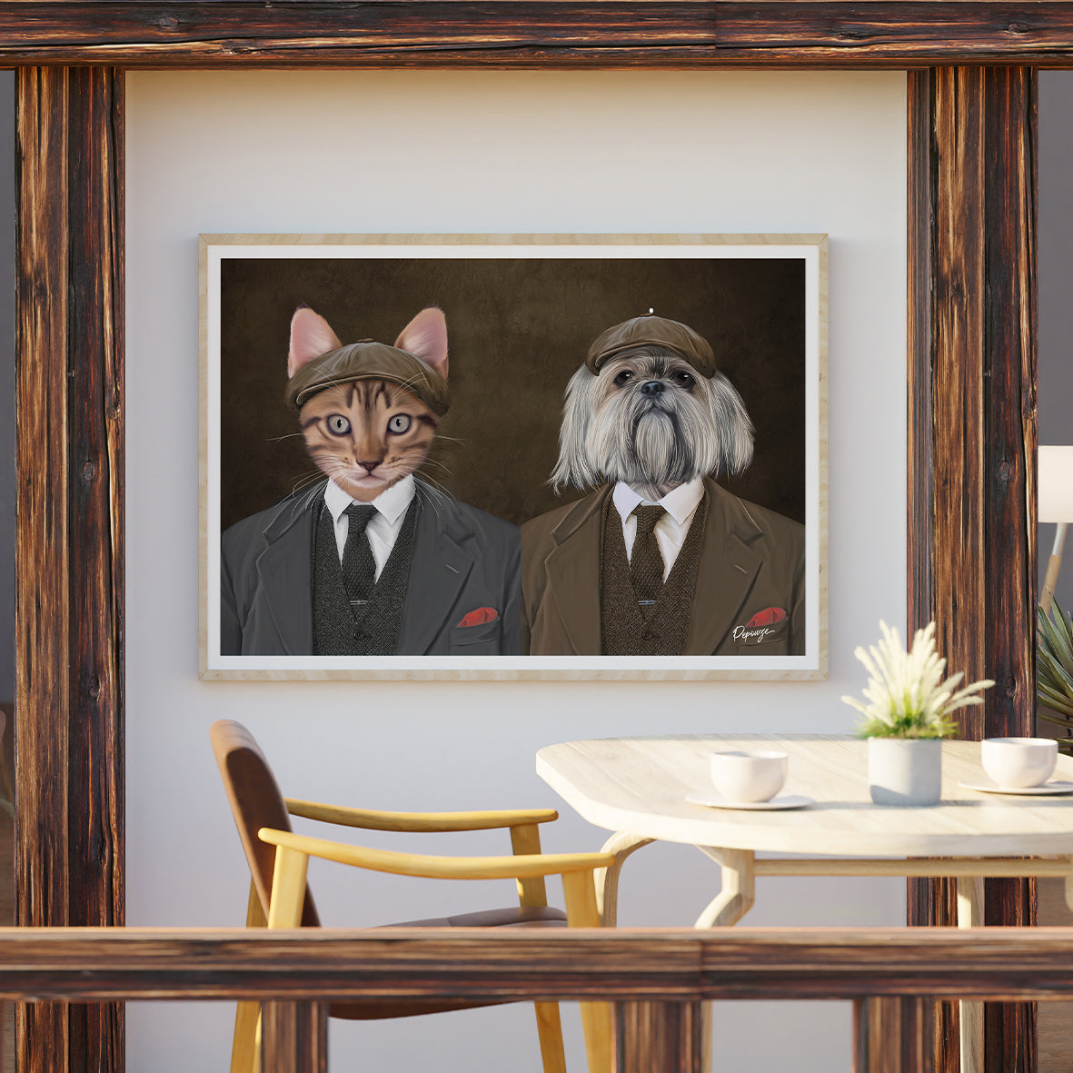 Les Peaky Brothers - Portrait Peaky Blinder de vos Animaux