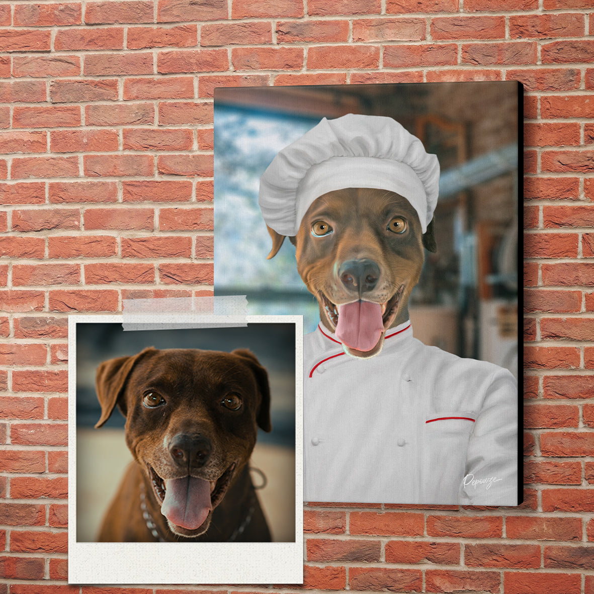 Le Chef Cuistot - Portrait Gastronome de votre Animal
