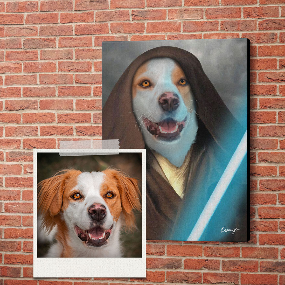 Le Jedi - Portrait Star Wars de Votre Animal