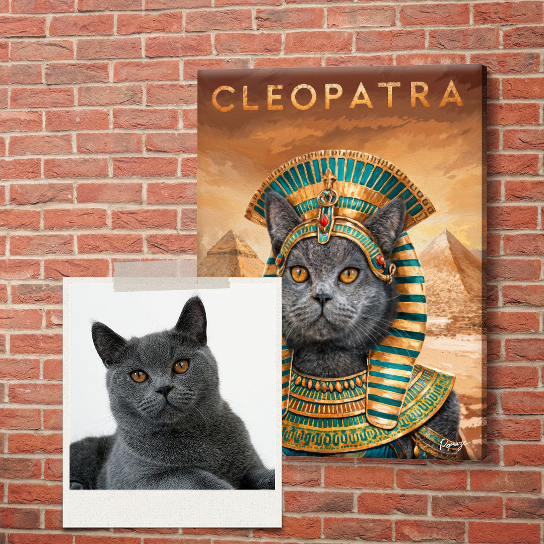 Cléopâtre - Portrait Egyptien de votre Animal