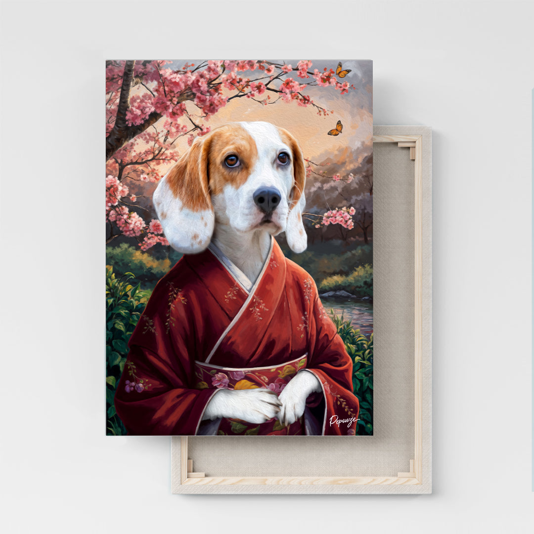 La Geisha - Portrait Japonais de votre Animal