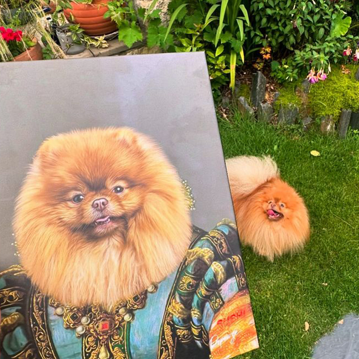 La Marquise - Portrait personnalisé Animal - Style Aristocrate 🎩