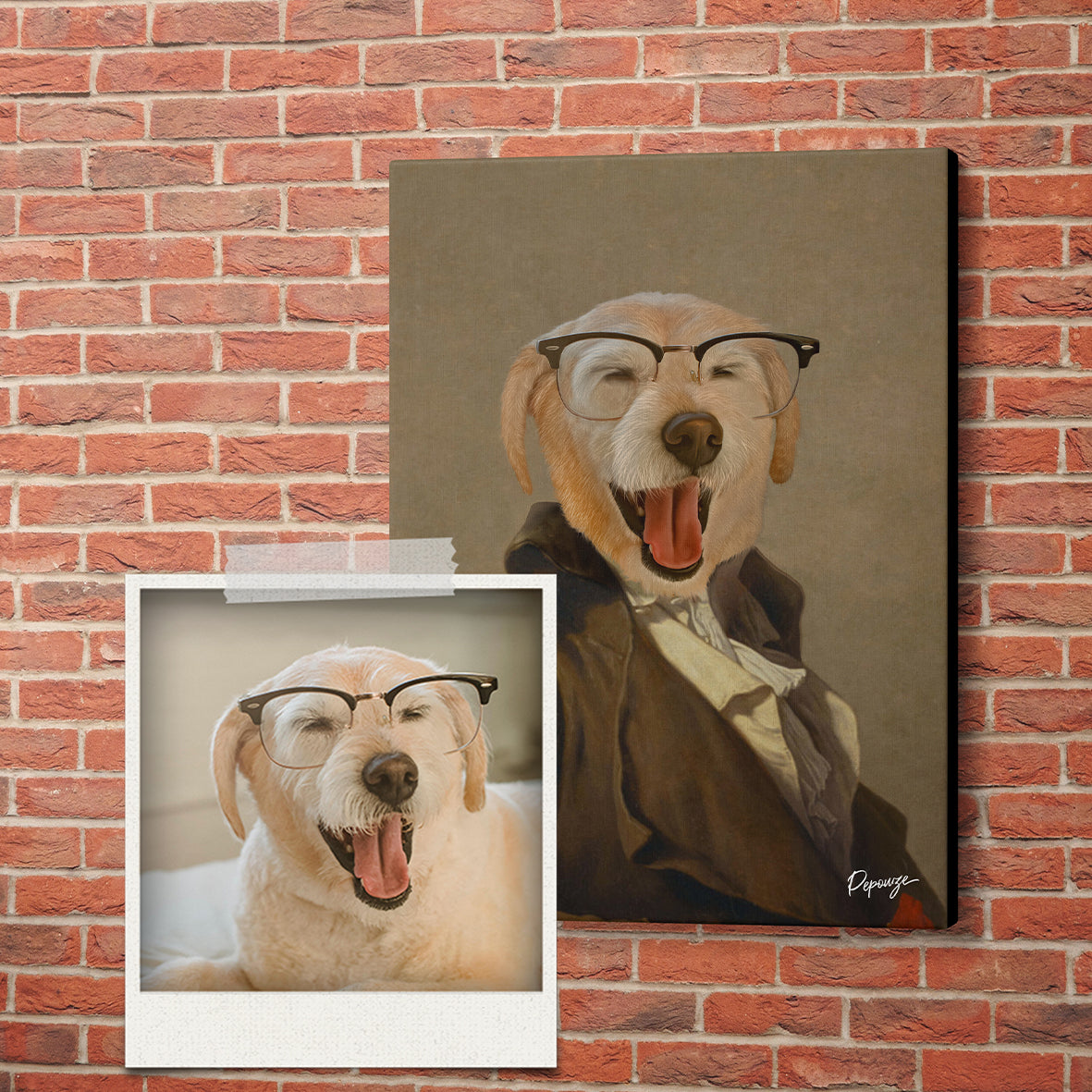 Le Philosophe - Portrait Savant de votre Animal