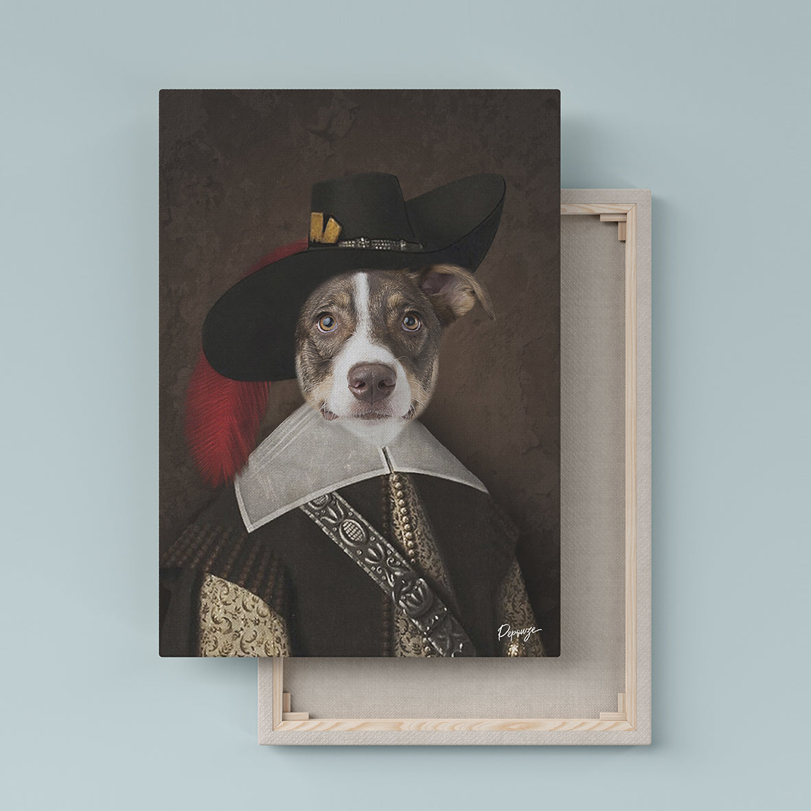 Le Mousquetaire - Portrait Héroïque de votre Animal