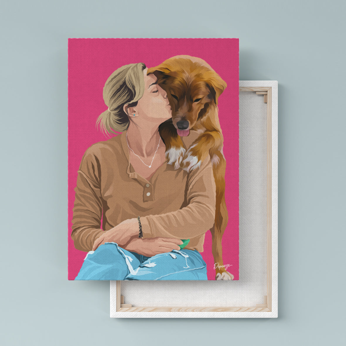 Le Warhol Duo - Portrait Pop Art de vos Animaux