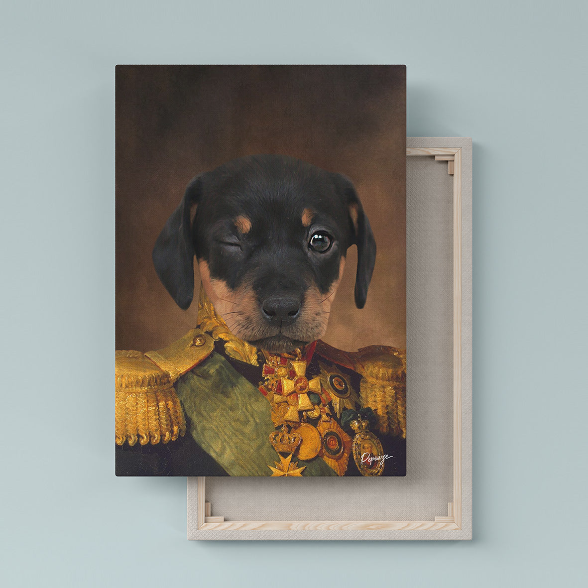 Le Général - Portrait Militaire de votre Animal