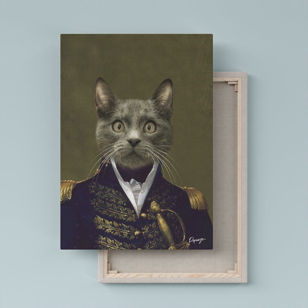 L'Amiral - Portrait Militaire de votre Animal