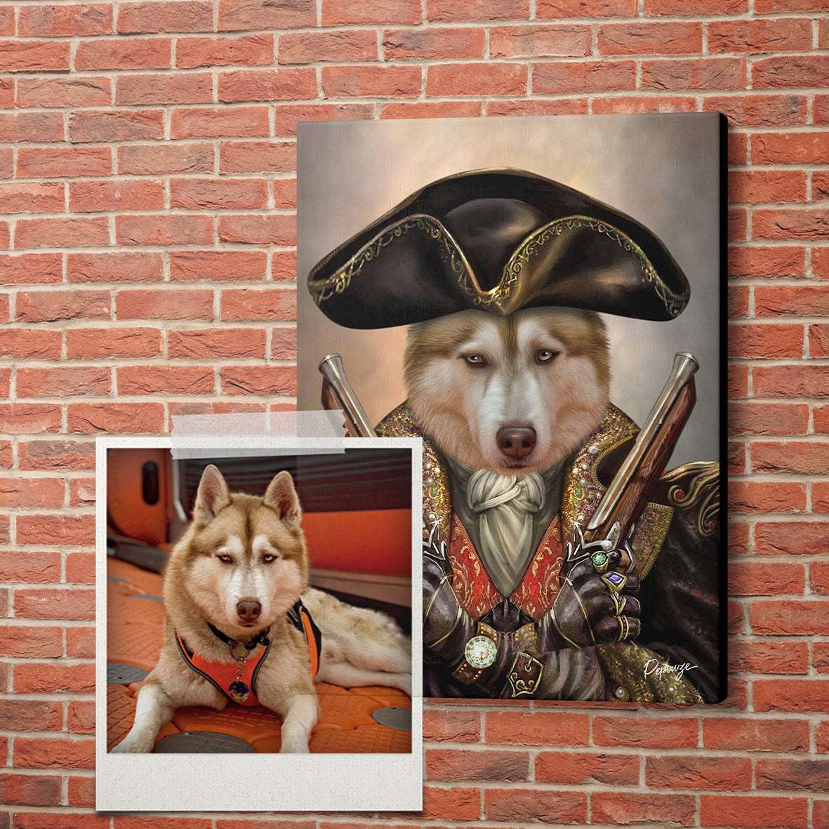 Le Pirate - Portrait Maritime de votre Animal
