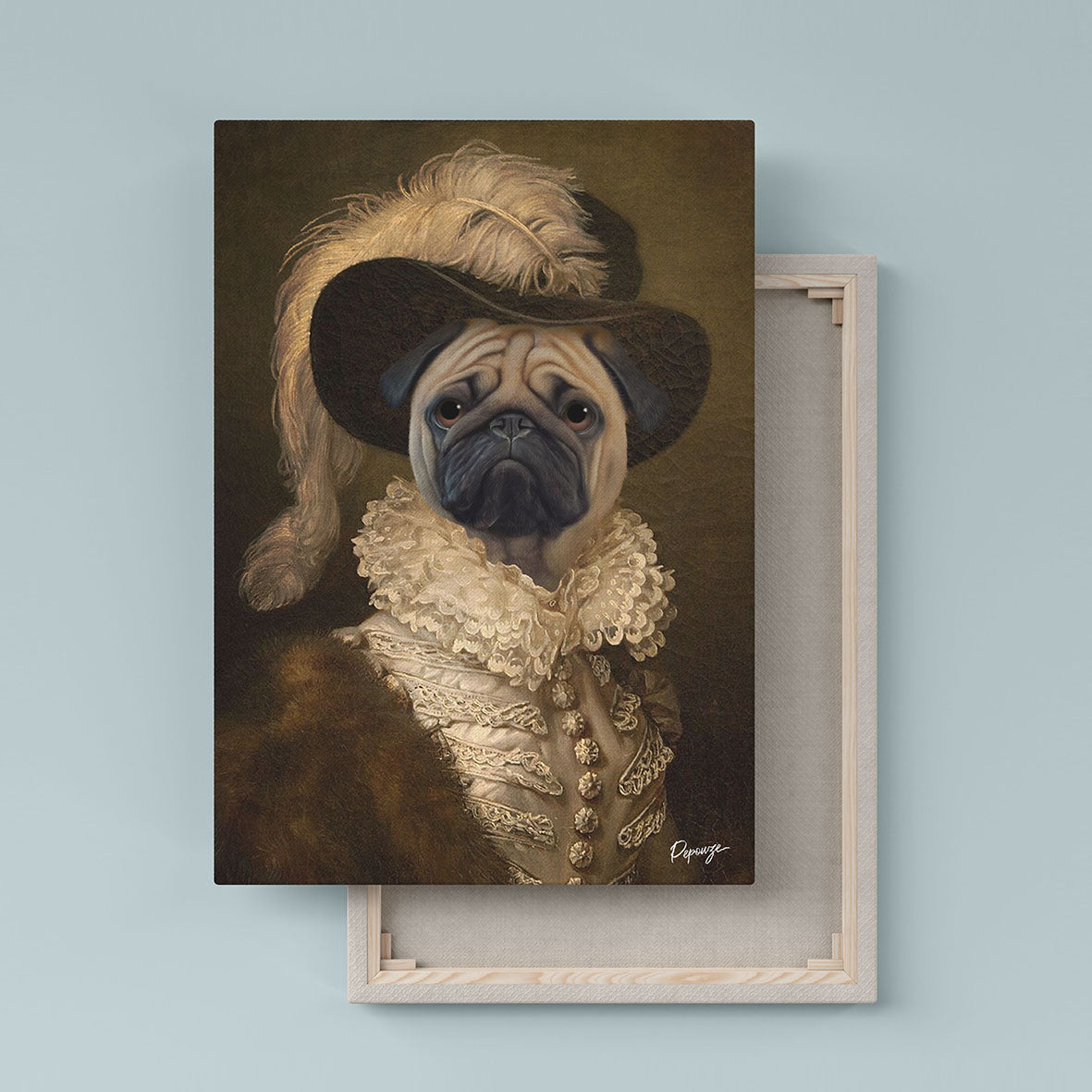 La Baronne - Portrait Aristocratique de votre Animal