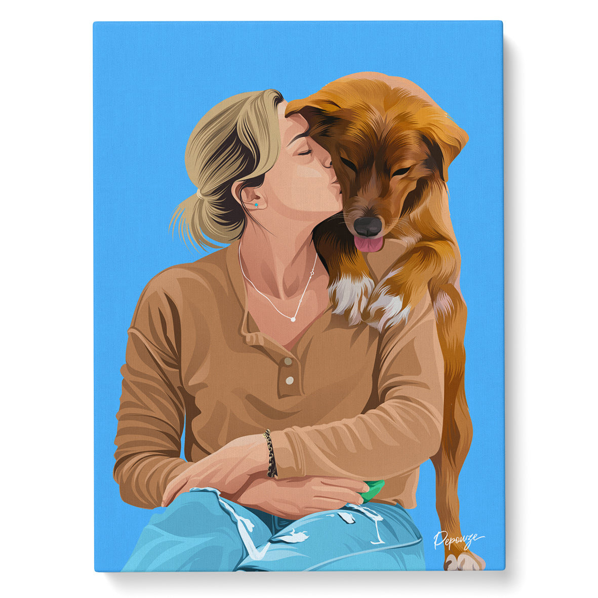 Le Warhol Duo - Portrait Pop Art de vos Animaux