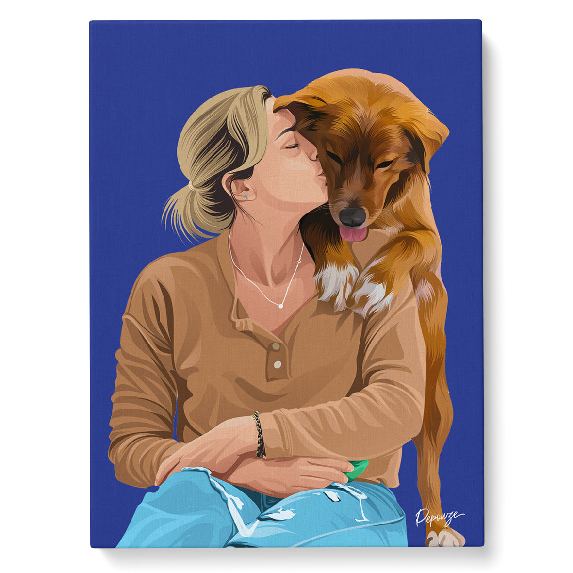 Le Warhol Duo - Portrait Pop Art de vos Animaux