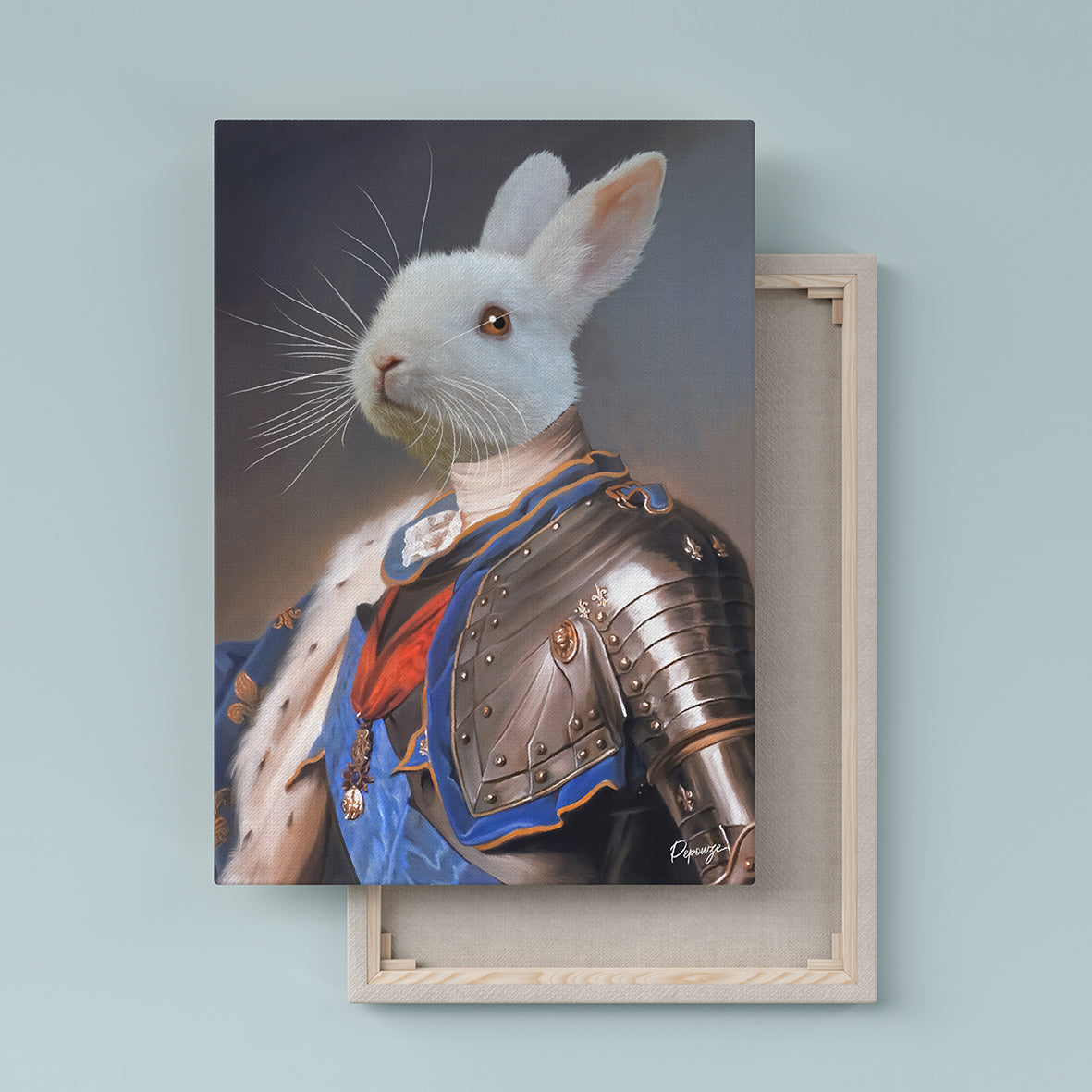 Le Chevalier - Portrait Chevaleresque de votre Animal