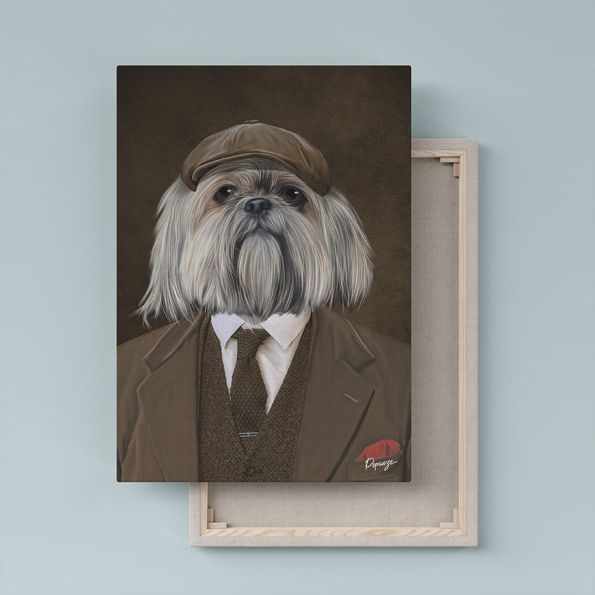 Le Peaky Gangsta - Portrait Peaky Blinder de votre Animal