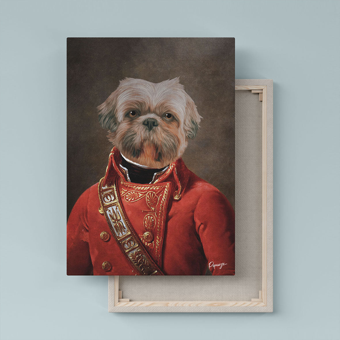 Le Hussard - Portrait Militaire de votre Animal