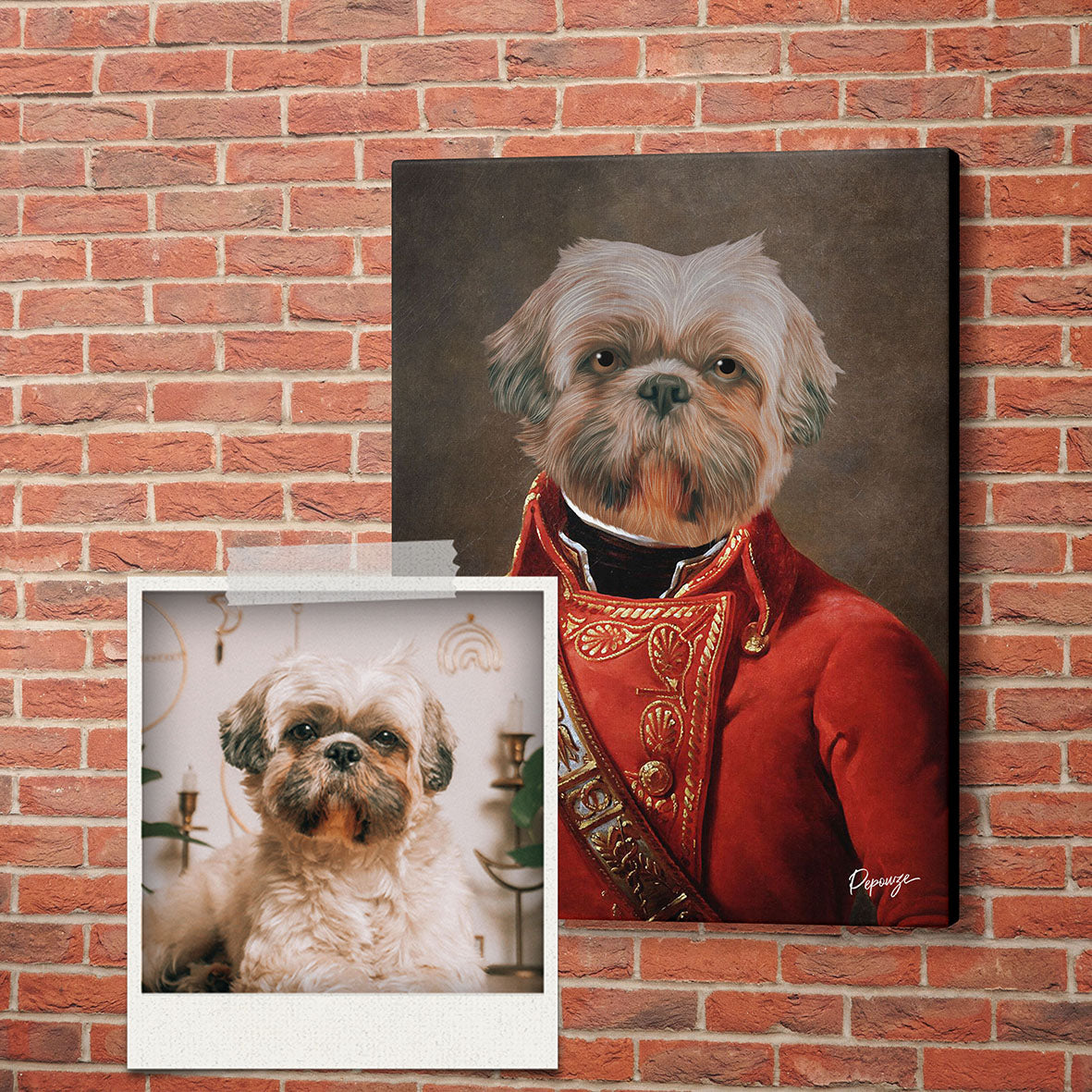 Le Hussard - Portrait Militaire de votre Animal