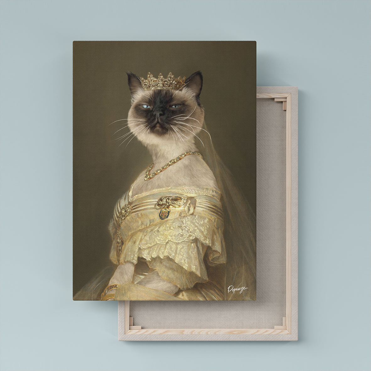 L'Élégante - Portrait Aristocratique de votre Animal