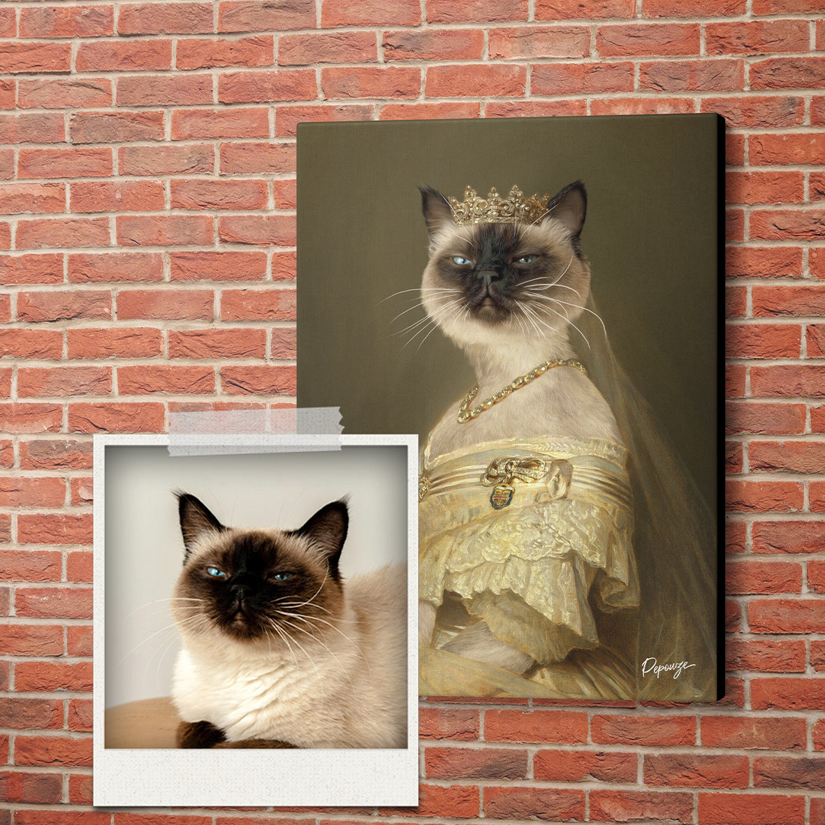L'Élégante - Portrait Aristocratique de votre Animal