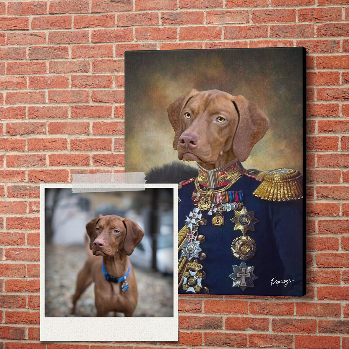 Le Maréchal - Portrait Militaire de votre Animal
