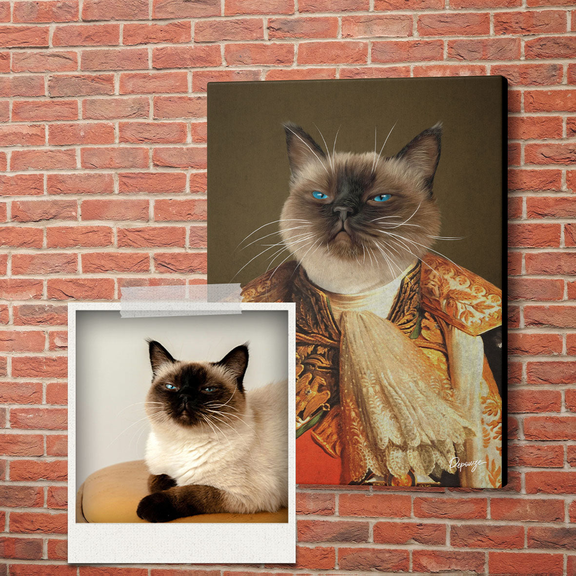 Le Monarque - Portrait Aristocratique de votre Animal