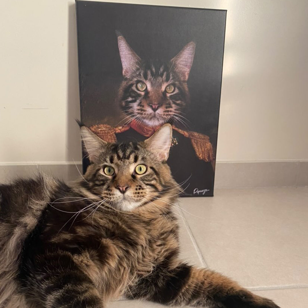 Le Lieutenant - Portrait Militaire de votre Animal