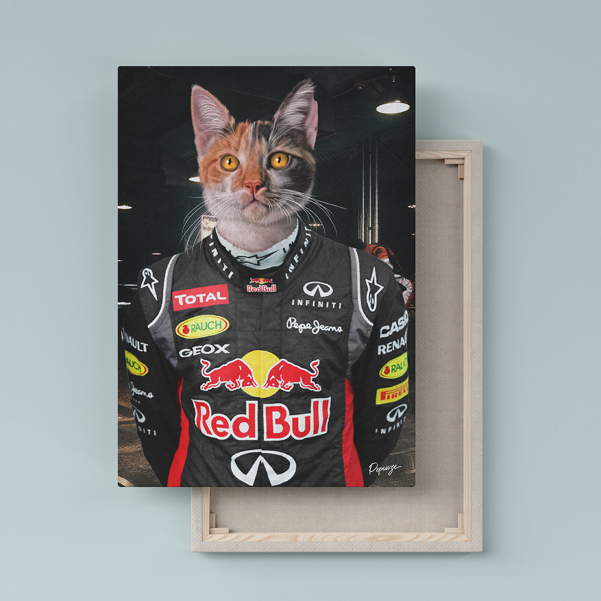 Le Schumacheur - Portrait de Course de votre Animal