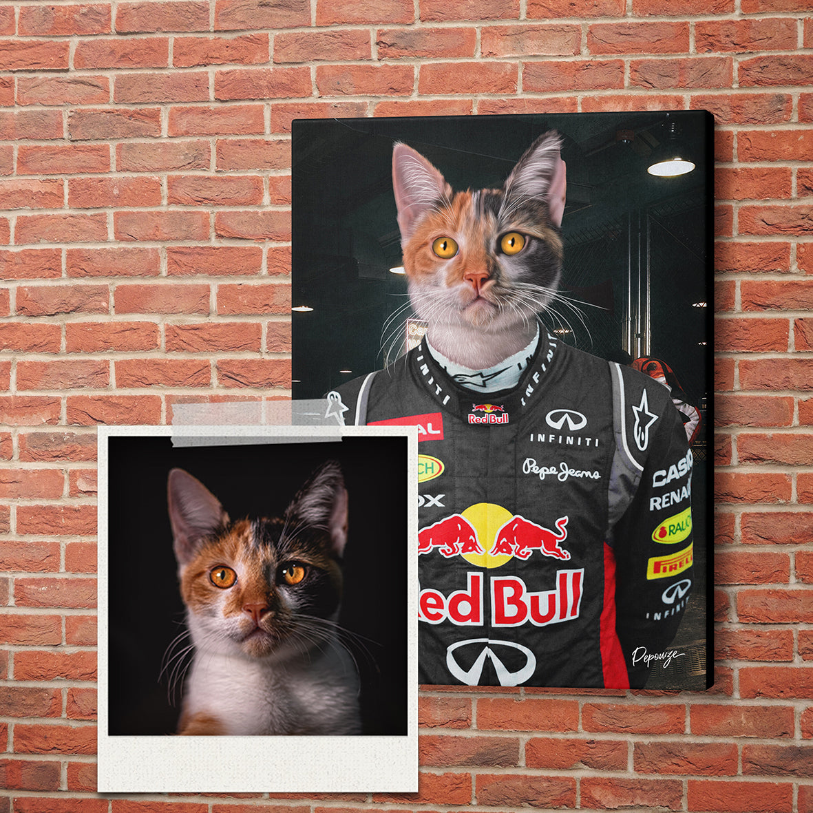 Le Schumacheur - Portrait de Course de votre Animal