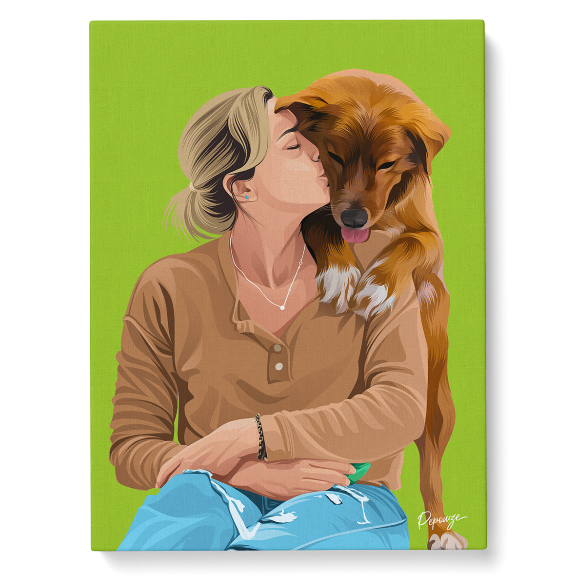 Le Warhol Duo - Portrait Pop Art de vos Animaux