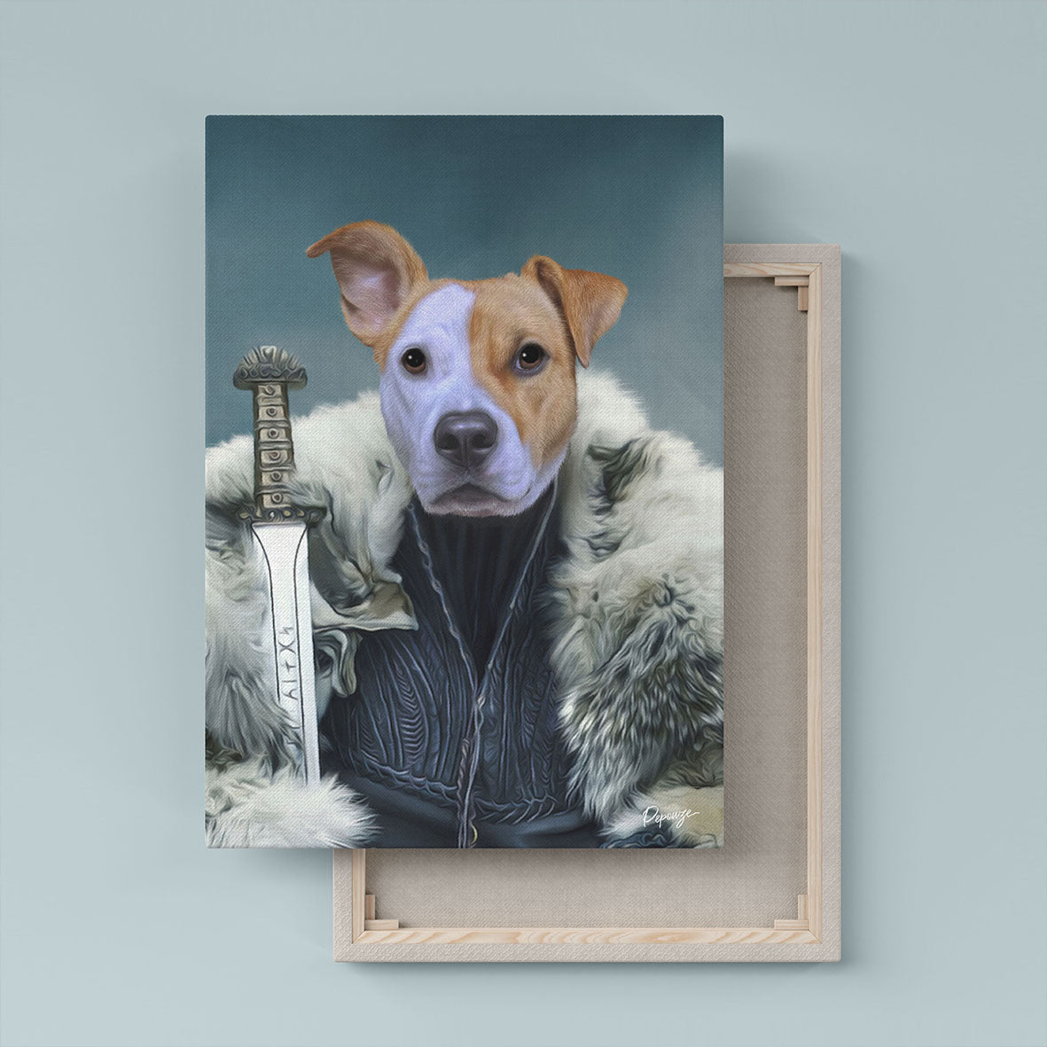 Le Viking - Portrait Guerrier de votre Animal