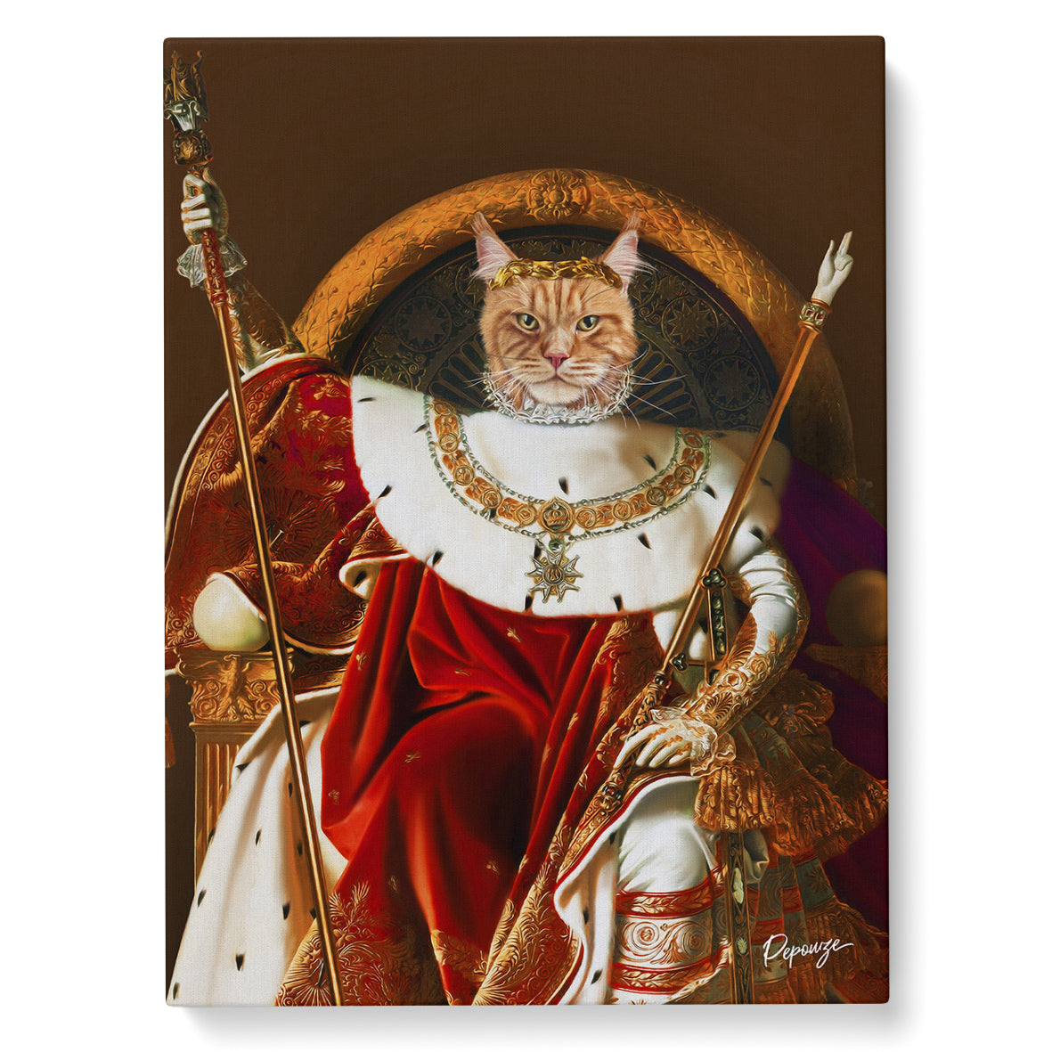 Sa Majesté - Portrait Impérial de Votre Animal
