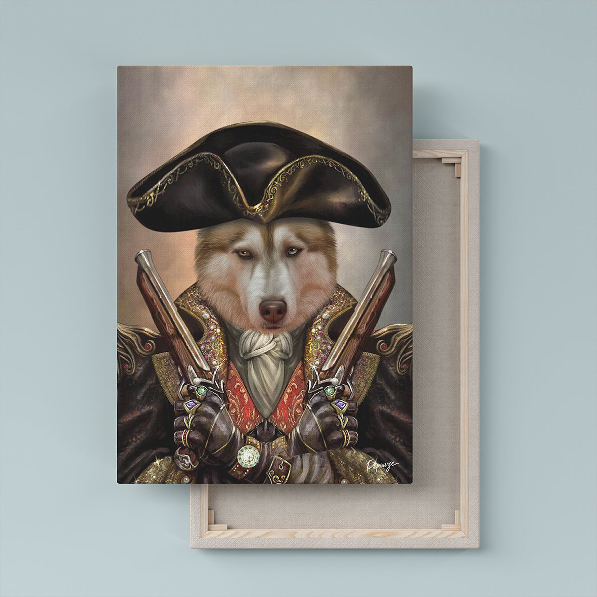 Le Pirate - Portrait Maritime de votre Animal