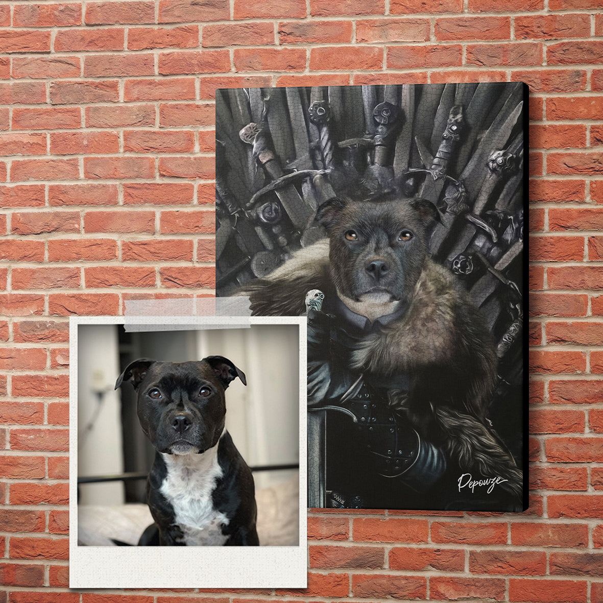 Animal in the North - Portrait Game of Thrones de votre Animal