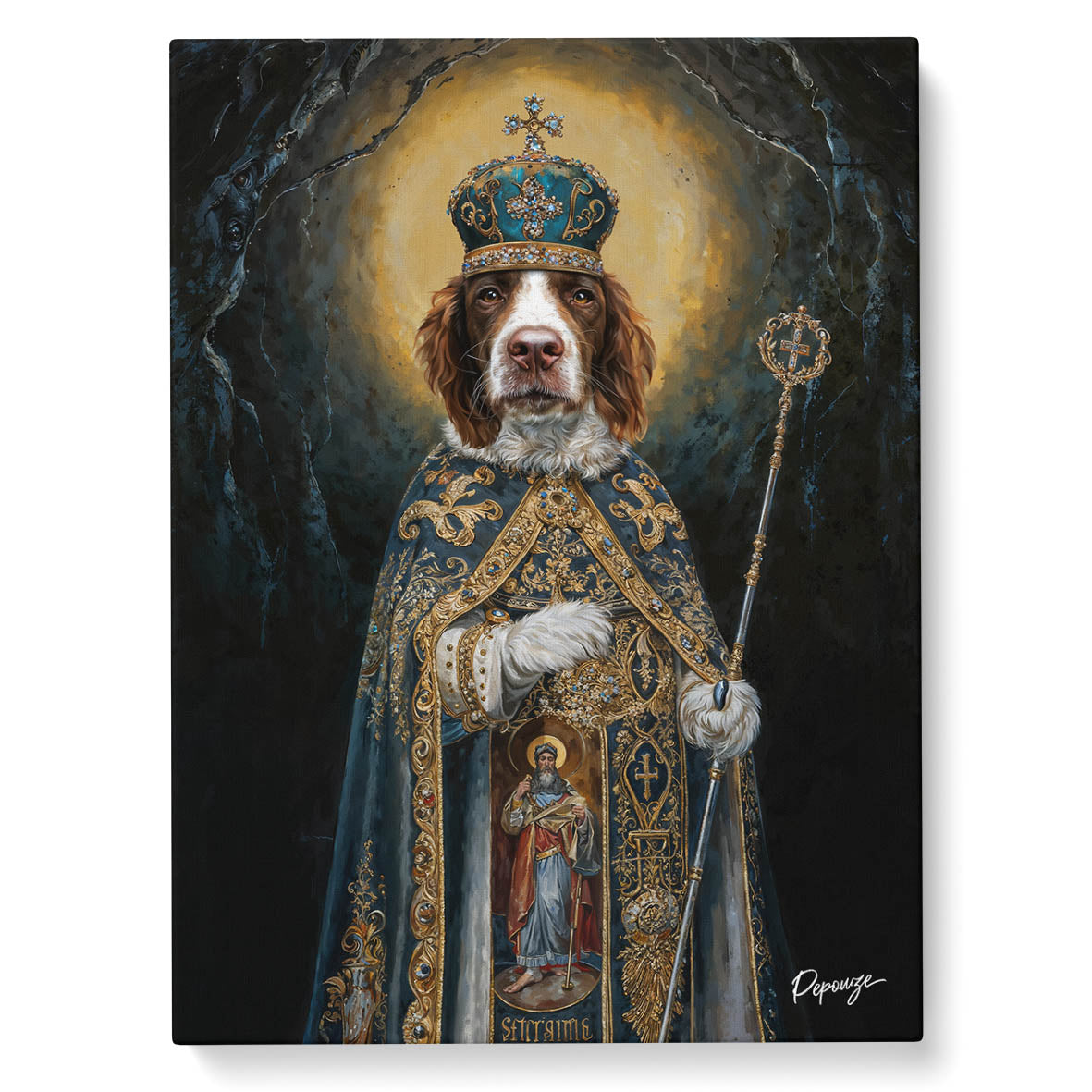 Habemus Pepouze - Portrait Papal de votre Animal