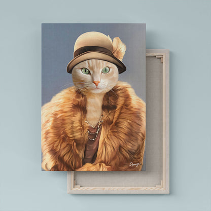 La Peaky Lady - Portrait Peaky Blinder de Votre Animal