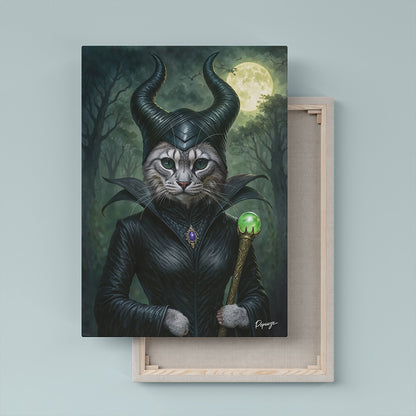 La Sorcière - Portrait personnalisé Animal - Style Mystique 🪄