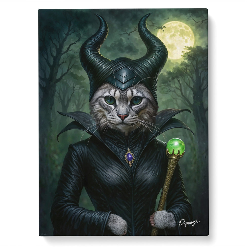 Image du produit La Sorcière - Portrait personnalisé Animal - Style Mystique 🪄