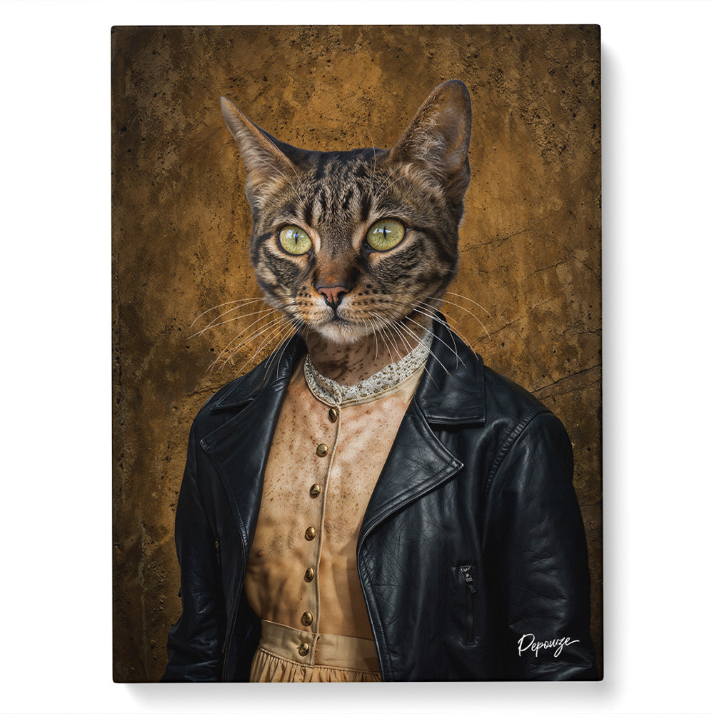 Valentine - Portrait personnalisé Animal - Style Badass 🏍️