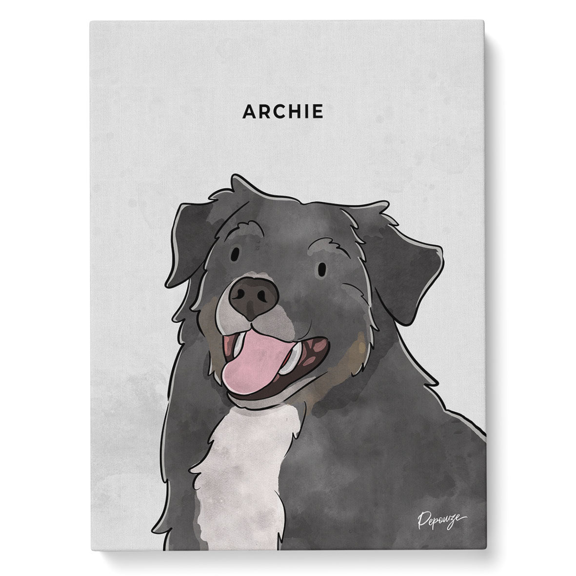 Portrait personnalisé de vos animaux | Pop Art | Aquarelle Style