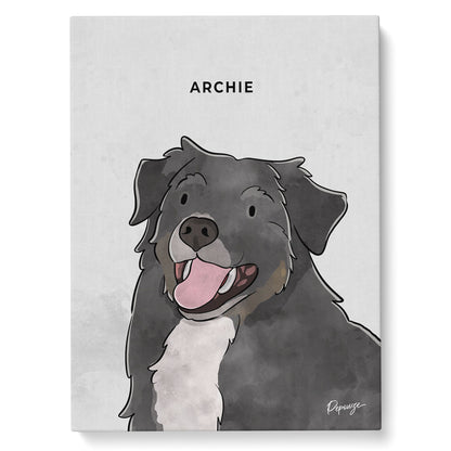 Portrait personnalisé de vos animaux | Pop Art | Aquarelle Style