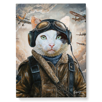 Portrait personnalisé de vos animaux | Métier | Aviateur