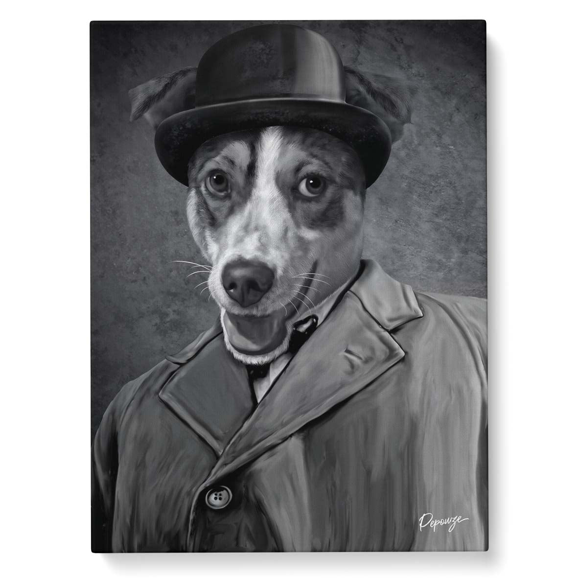 Image du produit Le Charlot - Portrait personnalisé Animal - Style Chaplin 🎬