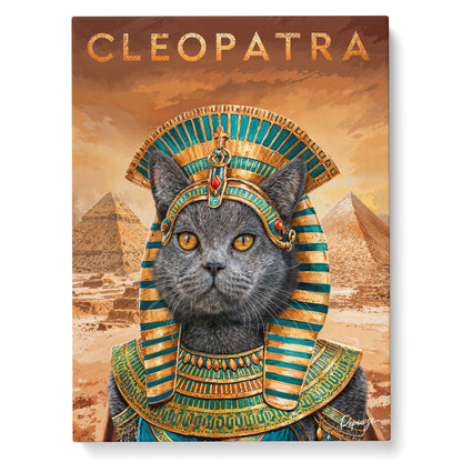 Portrait personnalisé de vos animaux | Royal | Cléopâtre