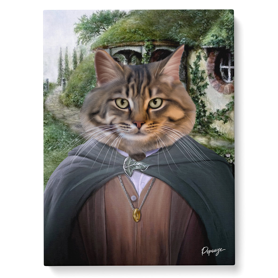 Image du produit Le Hobbit - Portrait personnalisé Animal - Style Seigneur des Anneaux 💍