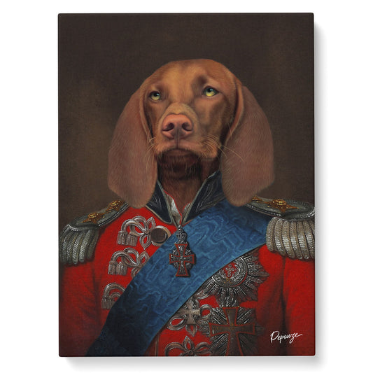 Portrait personnalisé de vos animaux | Aristocrate | Le Hussard